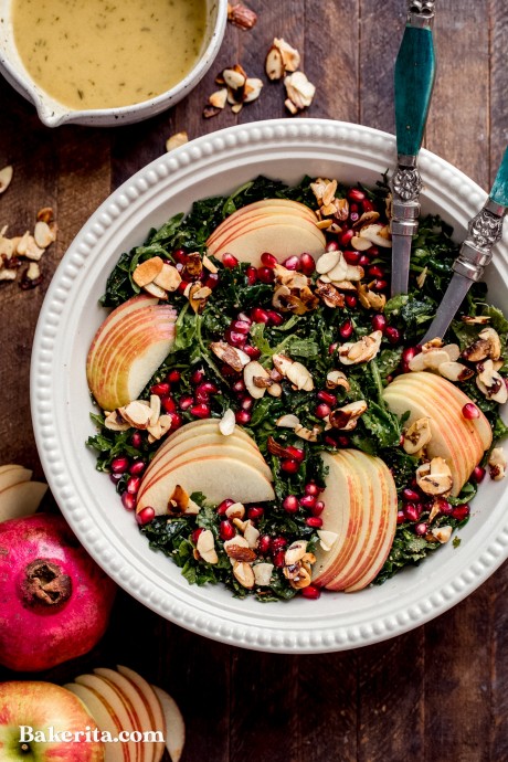 Autumn Kale Harvest Salad