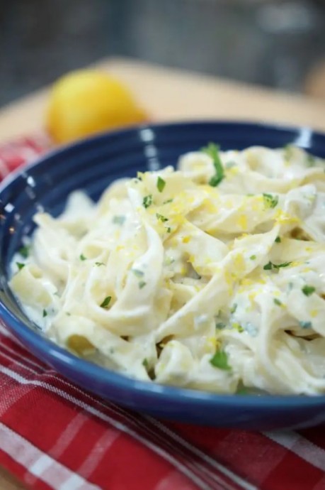 Lemon Ricotta Fettuccine