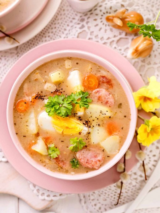 Żurek (Polish Sour Rye Soup) Żurek (Polish Sour Rye Soup)