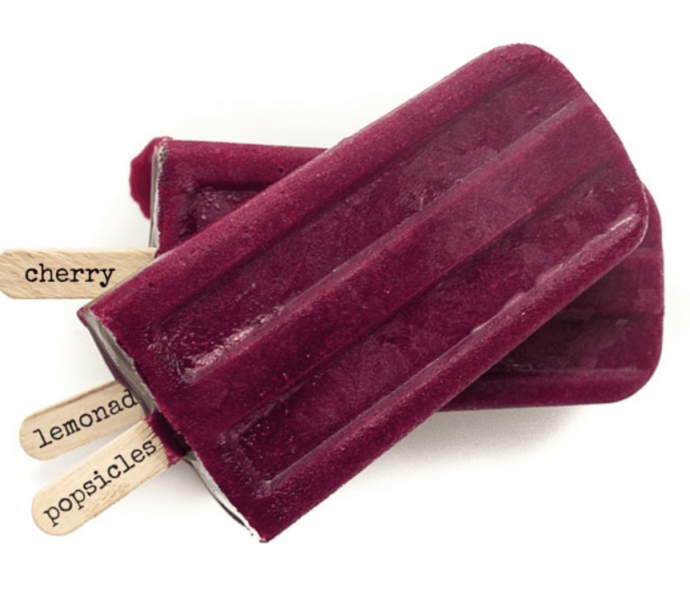 Cherry Lemonade Summer Popsicles