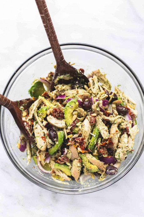 Greek Avocado Chicken Salad