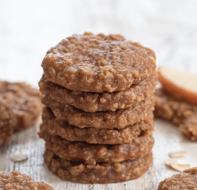 3 Ingredient Apple Oatmeal Cookies (No Flour, Eggs Or Butter)