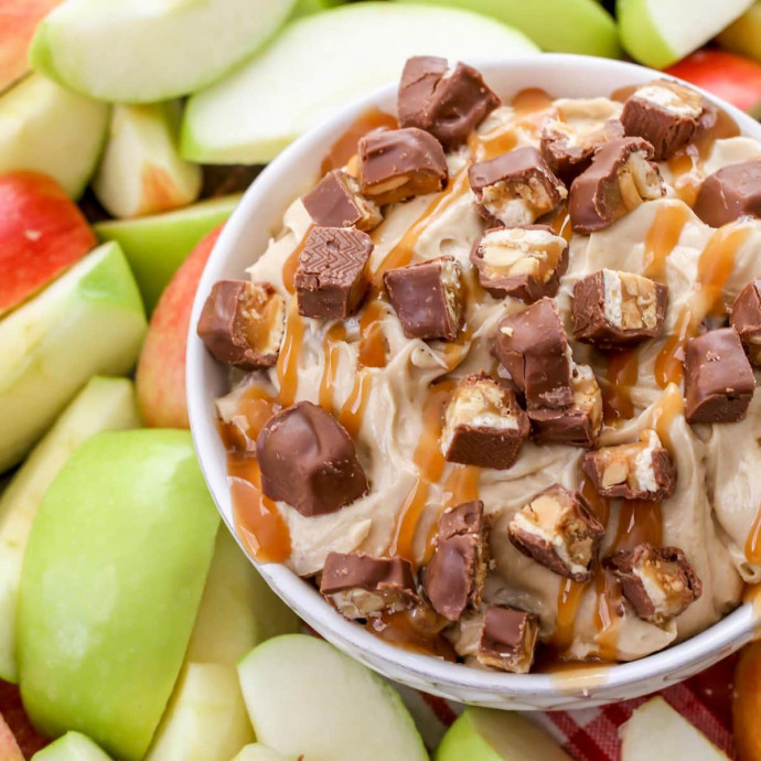 Snickers Caramel Apple Dip