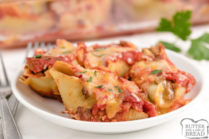 Taco Stuffed Pasta Shells