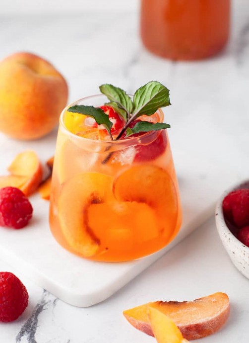 Peach Rosé Sangria