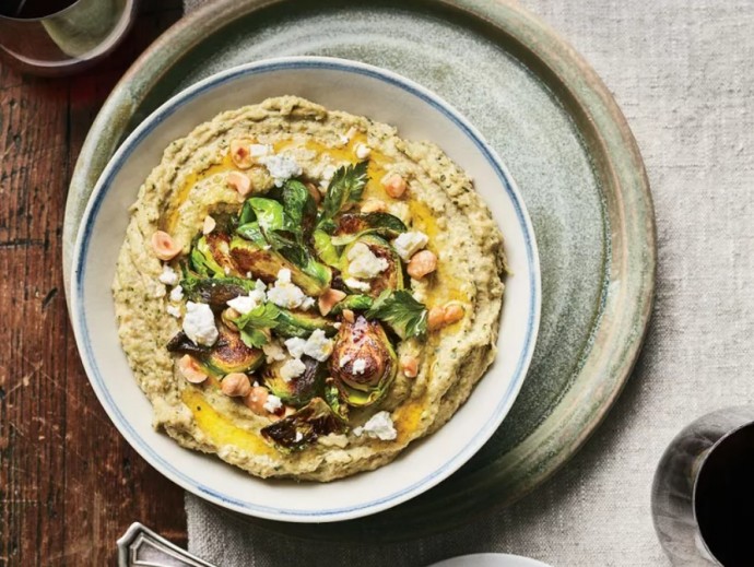 Brussels Sprouts Baba Ghanoush