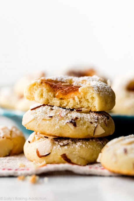 Apricot Cream Cheese Thumbprint Cookies