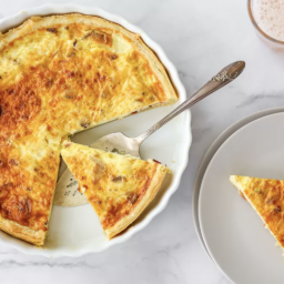 Quiche Lorraine With Bacon and Gruyère