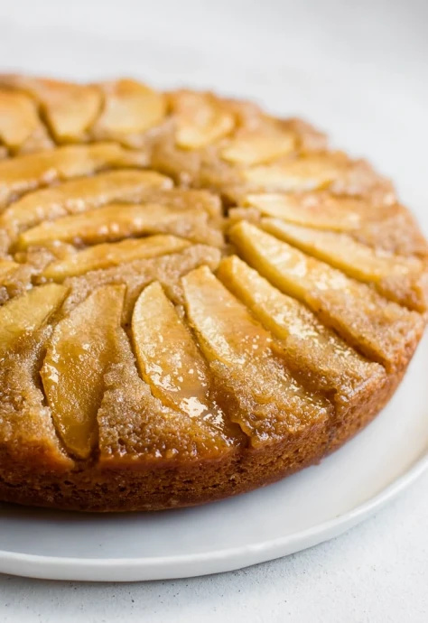 Caramel Apple Upside Down Cake