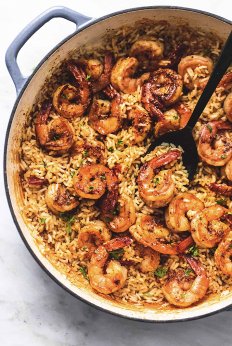 Cajun Shrimp and Rice Skillet