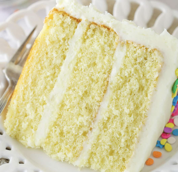 Moist Vanilla Layer Cake Recipe