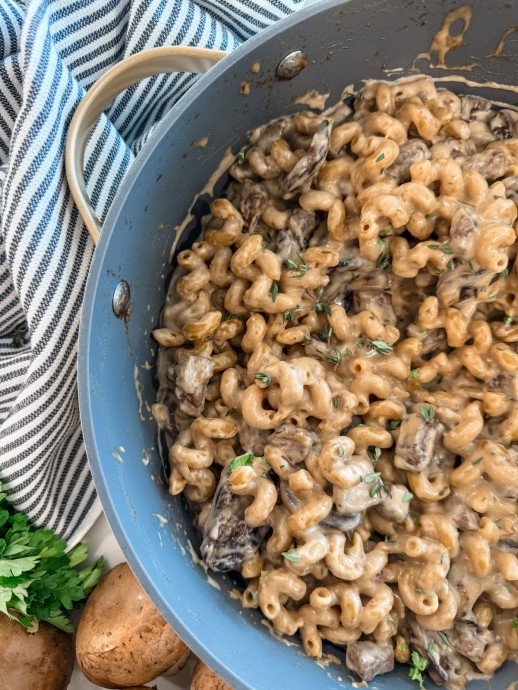 One Pan Beef Stroganoff