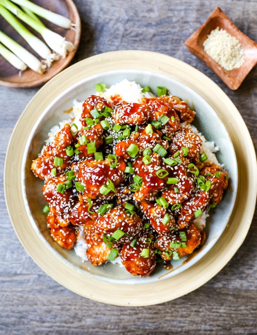 Sweet & Sour Sesame Chicken