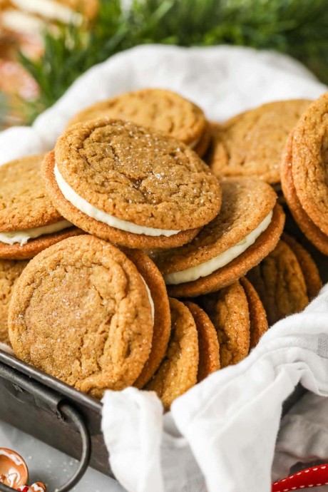 Gingerbread Sandwich Cookies Gingerbread Sandwich Cookies