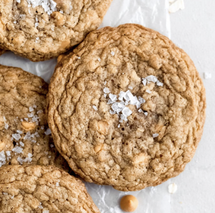 Salted Brown Butter Butterscotch Oatmeal Cookies