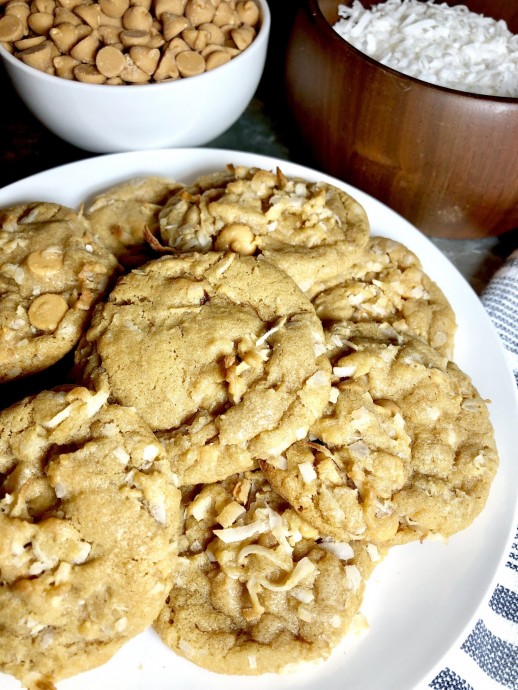 Coconut Butterscotch Cookies