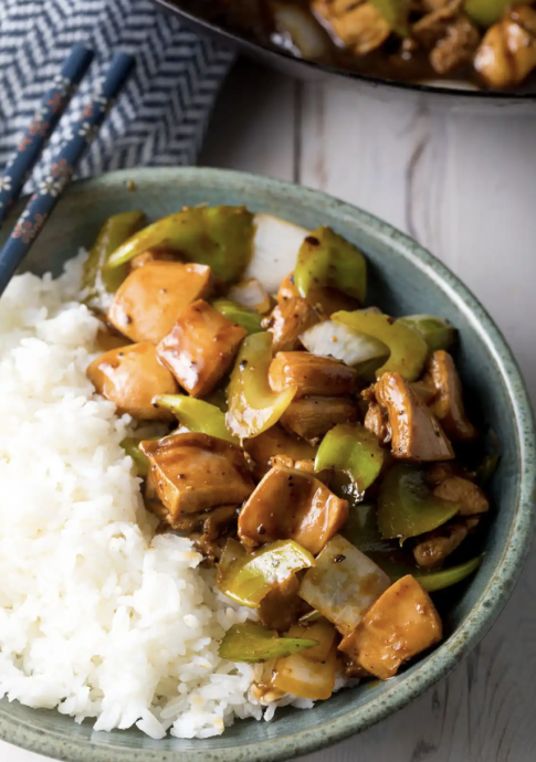 Black Pepper Chicken Stir Fry