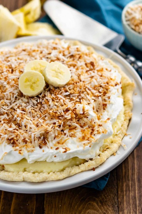 Coconut Banana Cream Pie