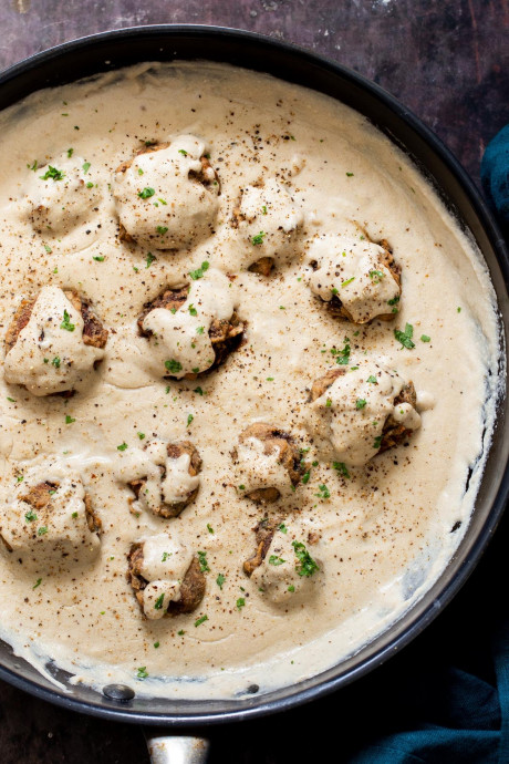 Vegan Swedish Meatballs