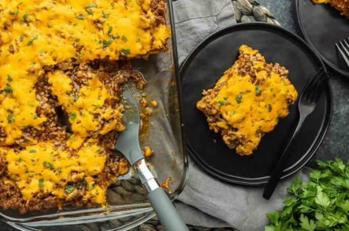 Easy Beef Tamale Pie