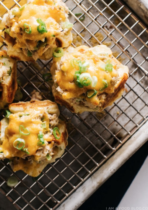 Sunday Brunch: Tuna Melt Waffles