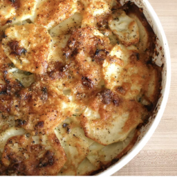 Potato Bake With Garlic and Parmesan Cheese