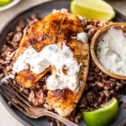 Blackened Fish with Key Lime Tartar