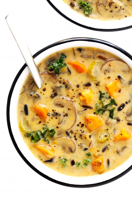 Cozy Autumn Wild Rice Soup