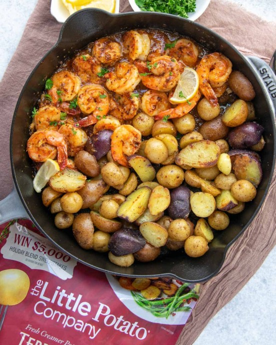 Honey Mustard Shrimp and Potatoes