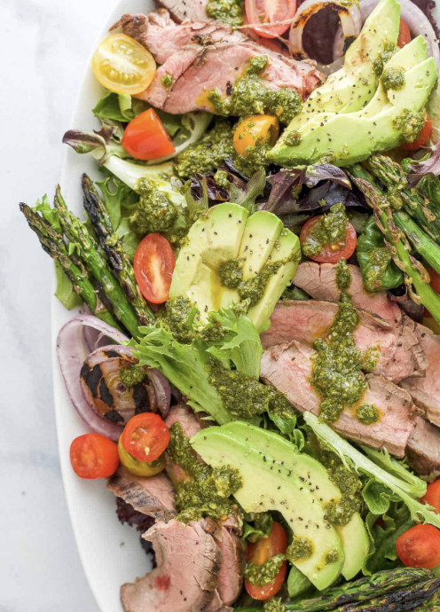 California Steak Salad With Chimichurri