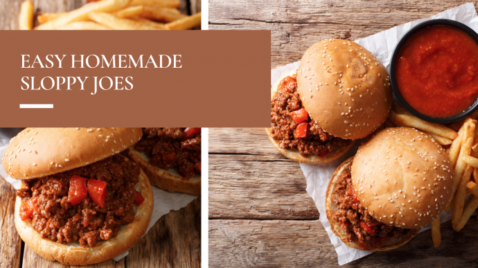 Easy Homemade Sloppy Joes