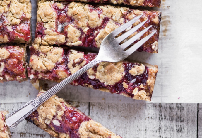 Perfect Sour Cherry Almond Bars