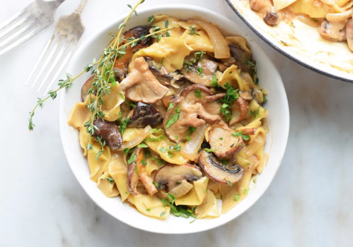 Vegetarian Mushroom Stroganoff