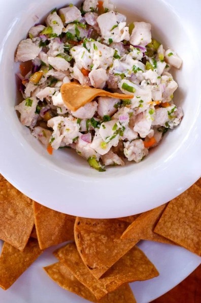 Costa Rican Ceviche (marinated fresh fish) Costa Rican Ceviche (marinated fresh fish)