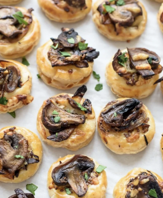 Mushroom Puff Pastry Bites