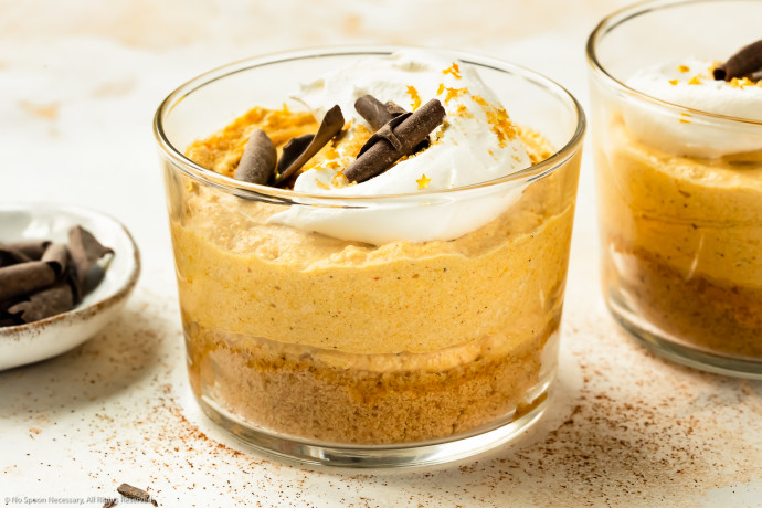 Pumpkin Mousse (10 minute no-bake dessert!)