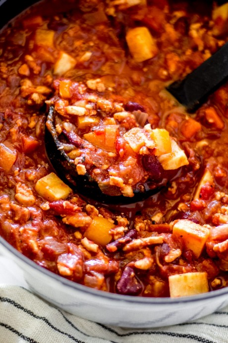 Turkey Sweet Potato Chili