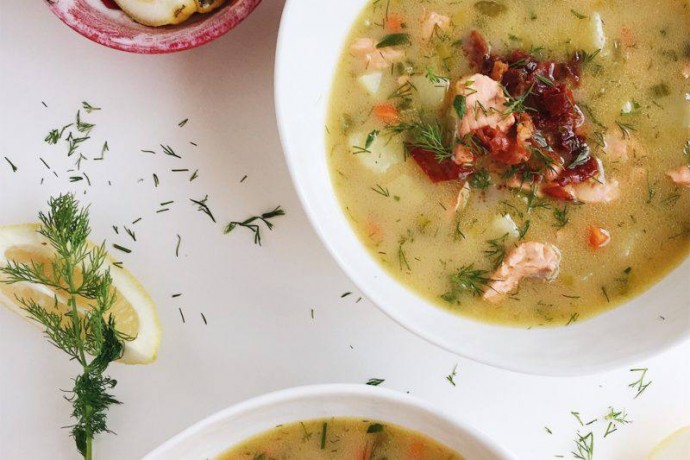 Whole30 Salmon Chowder Whole30 Salmon Chowder