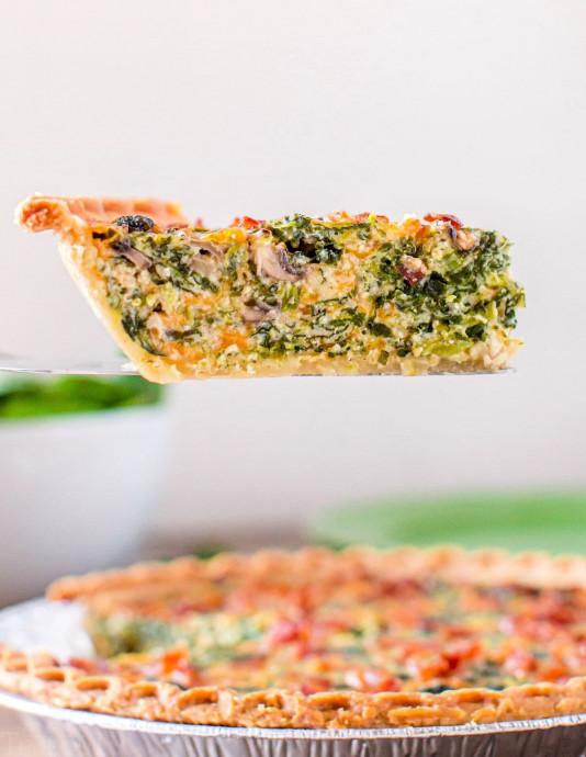 Easy Spinach Quiche