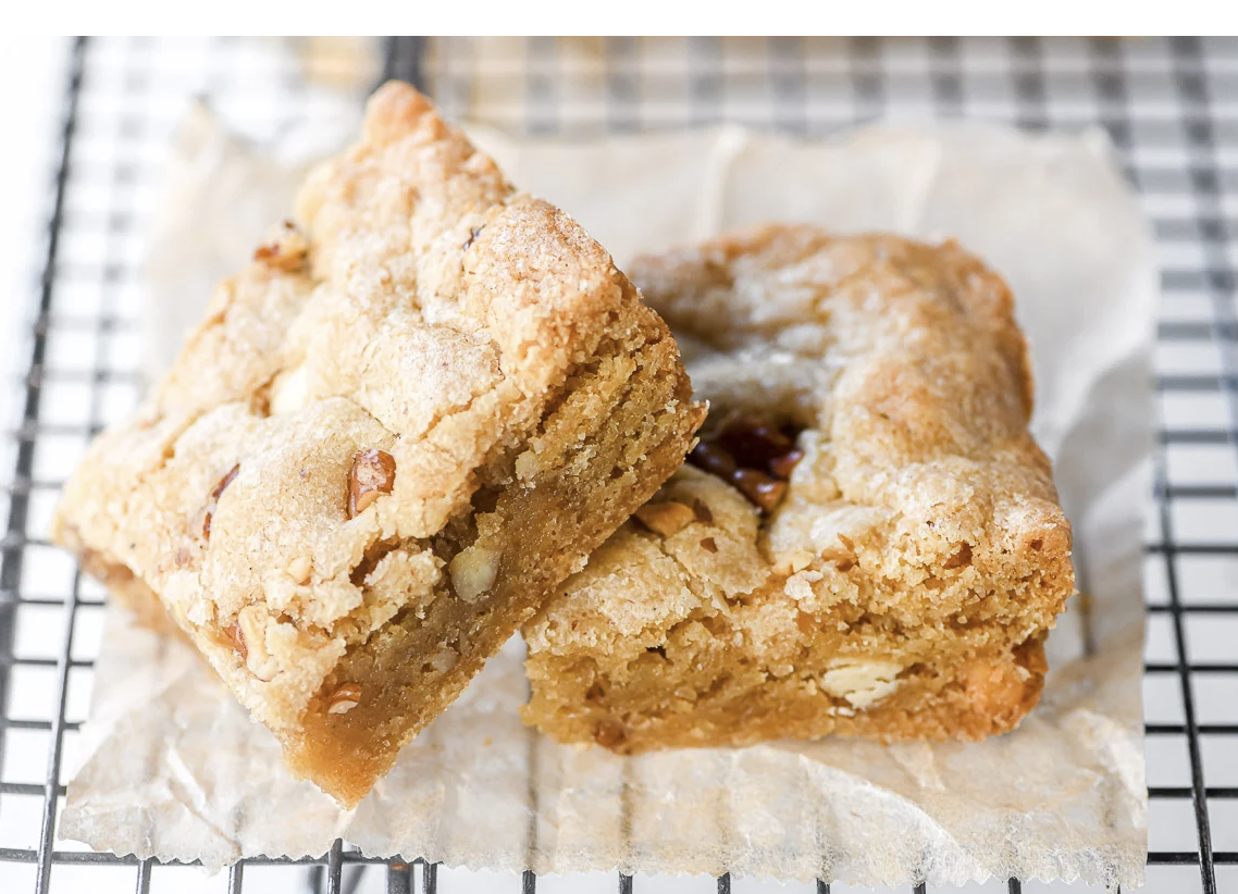 White Chocolate Pecan Cookie Bars — Recipes