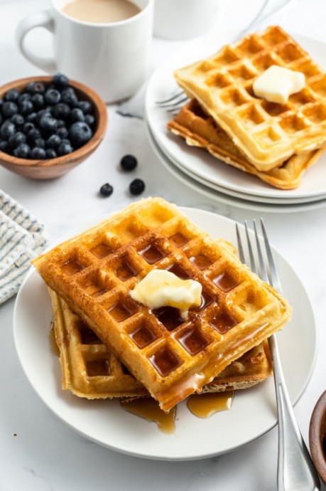 Buttermilk Brown Sugar Waffles