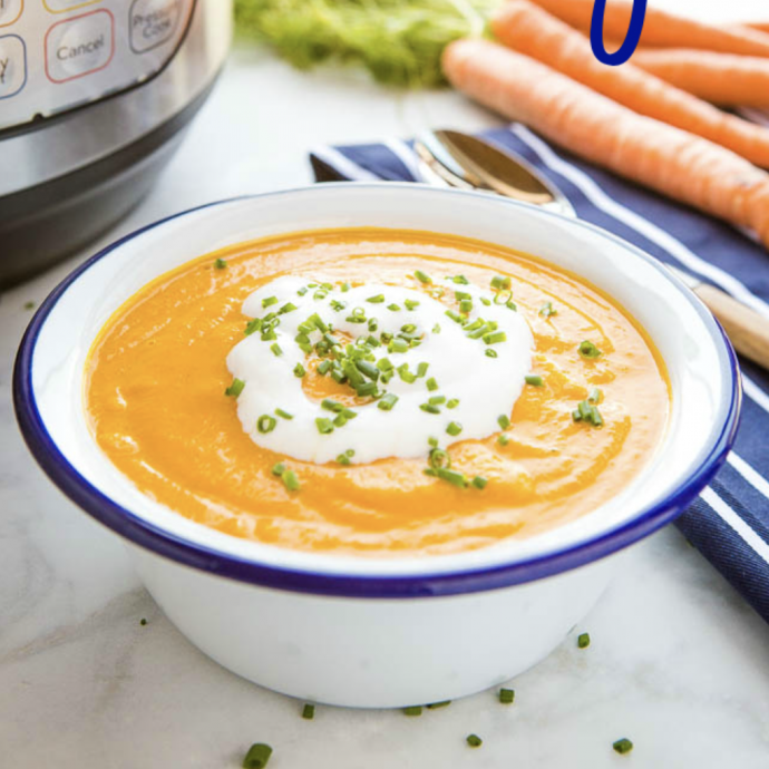 Instant Pot Creamy Carrot Ginger Soup
