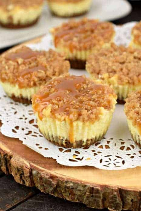 Caramel Apple Cheesecakes