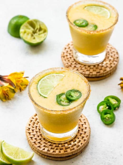 Mango Jalapeño Margaritas Mango Jalapeño Margaritas