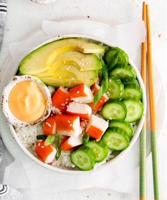 California Roll Sushi Bowl