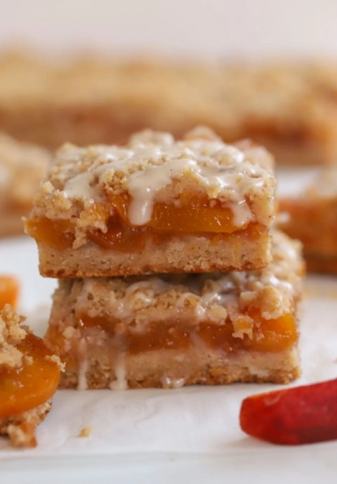 Peach Crumb Bars