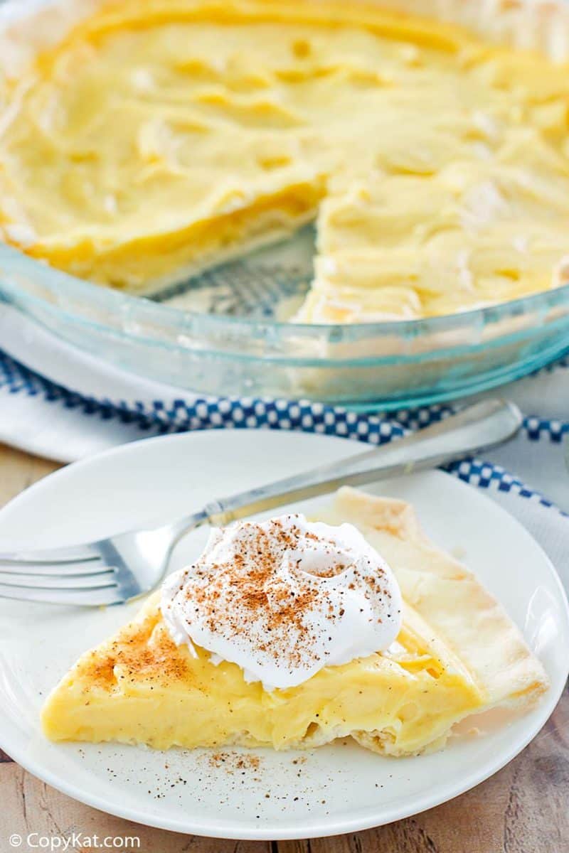 Vanilla Eggnog Pie — Recipes