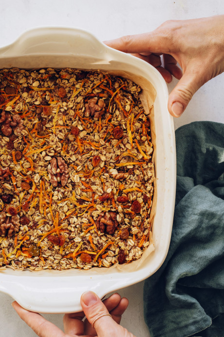 Carrot Cake Baked Oatmeal