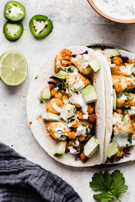 Roasted Cauliflower Tacos