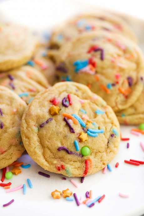 Cake Batter Pudding Cookies